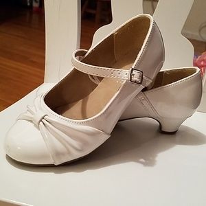 Girls Toddler White Dress Shoes Mary Jane 11